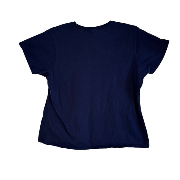 Port & Company Ladies 3XL Navy "Elf Surveillance Team" Graphic T-Shirt - Picture 2 of 7